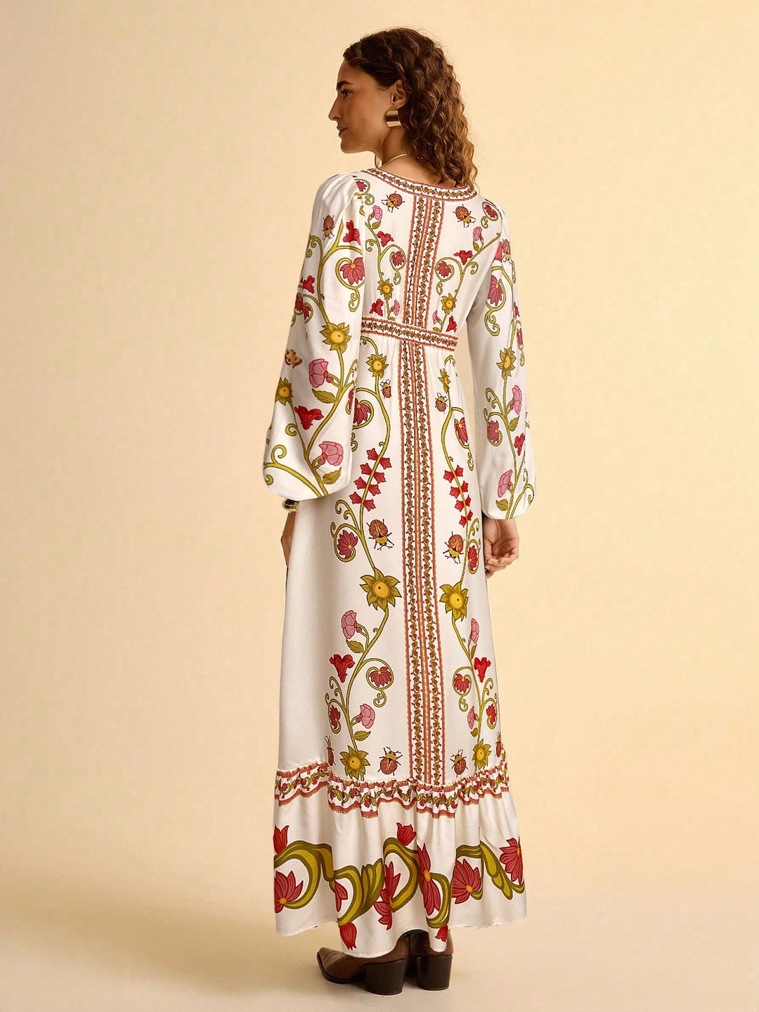 Rochie maxi SHEIN, mix culori