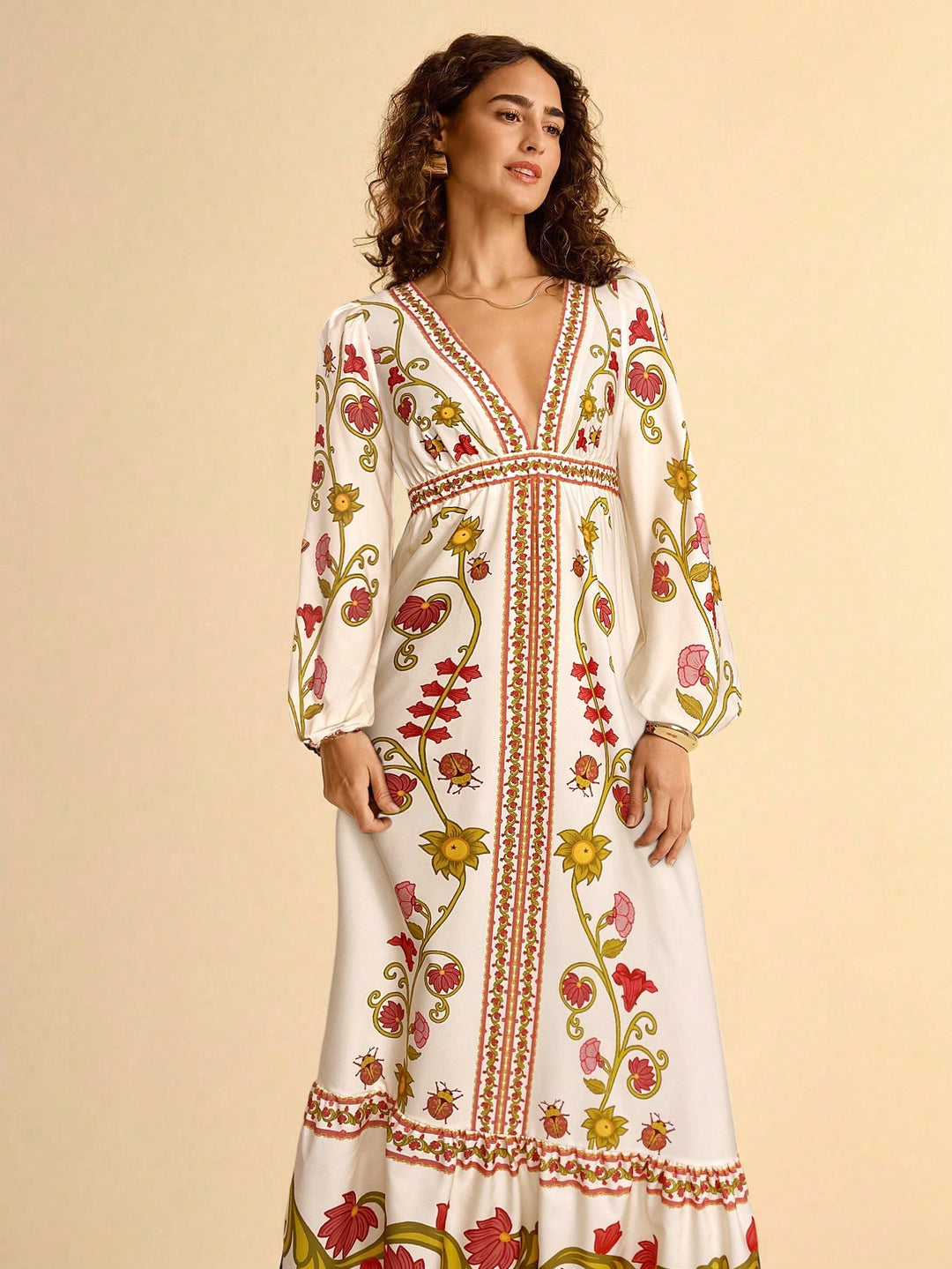 Rochie maxi SHEIN, mix culori