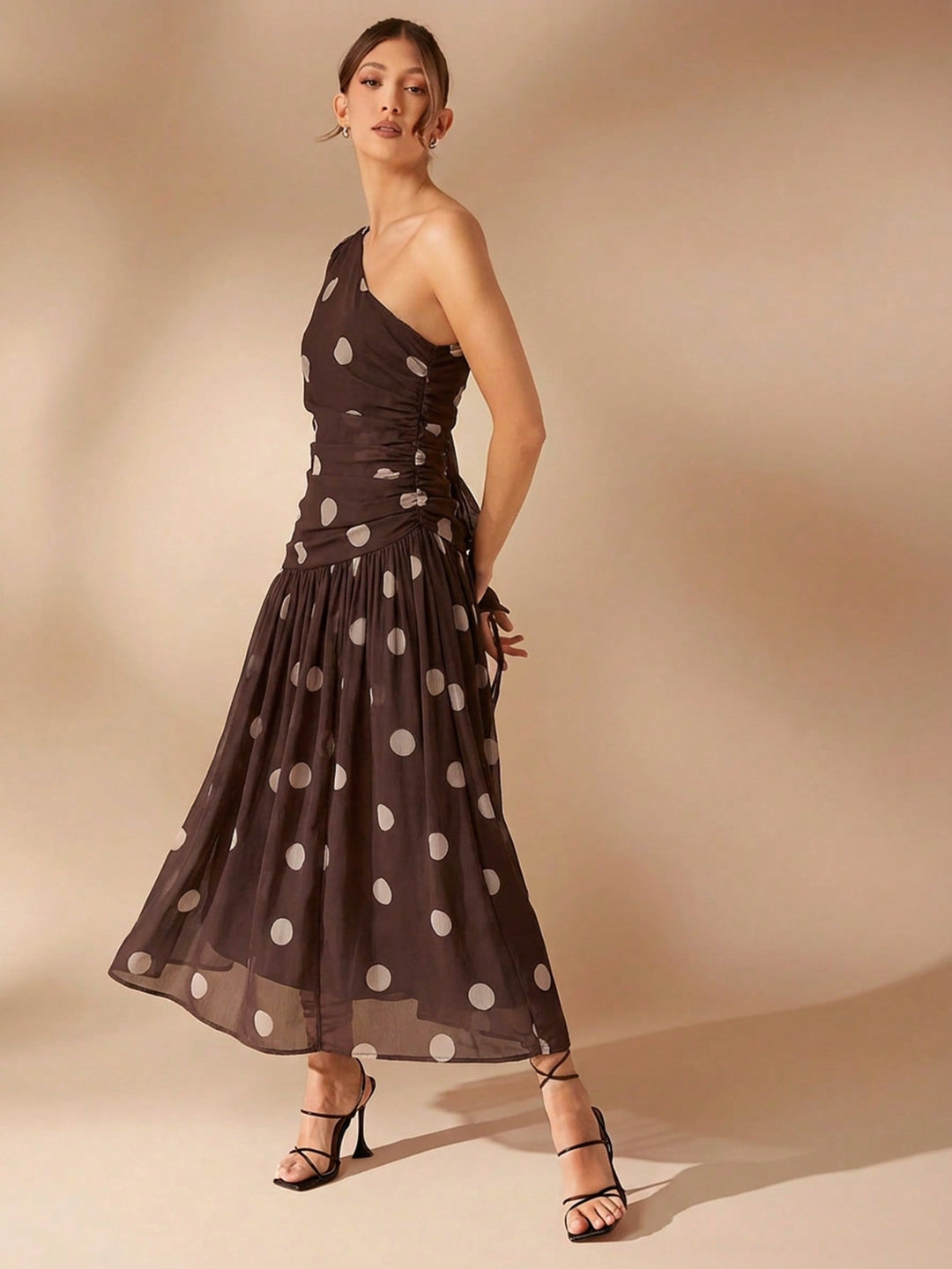 Rochie maxi SHEIN, maro