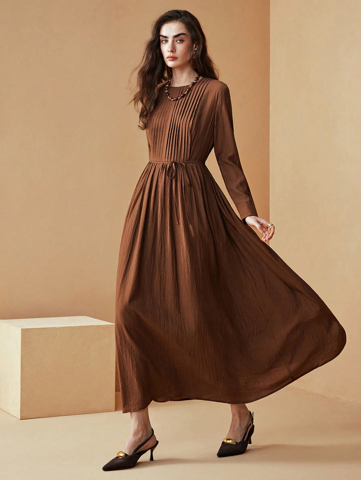 Rochie maxi SHEIN, maro