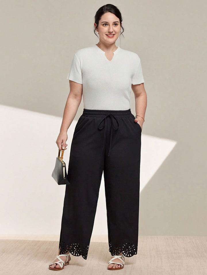 Pantaloni SHEIN, negru