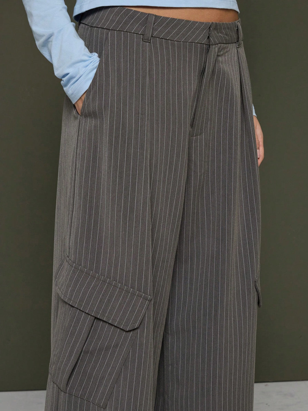 Pantaloni SHEIN, gri
