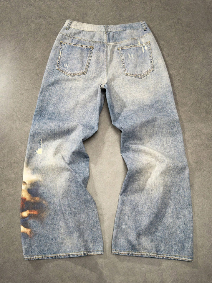 Jeans SHEIN, albastru