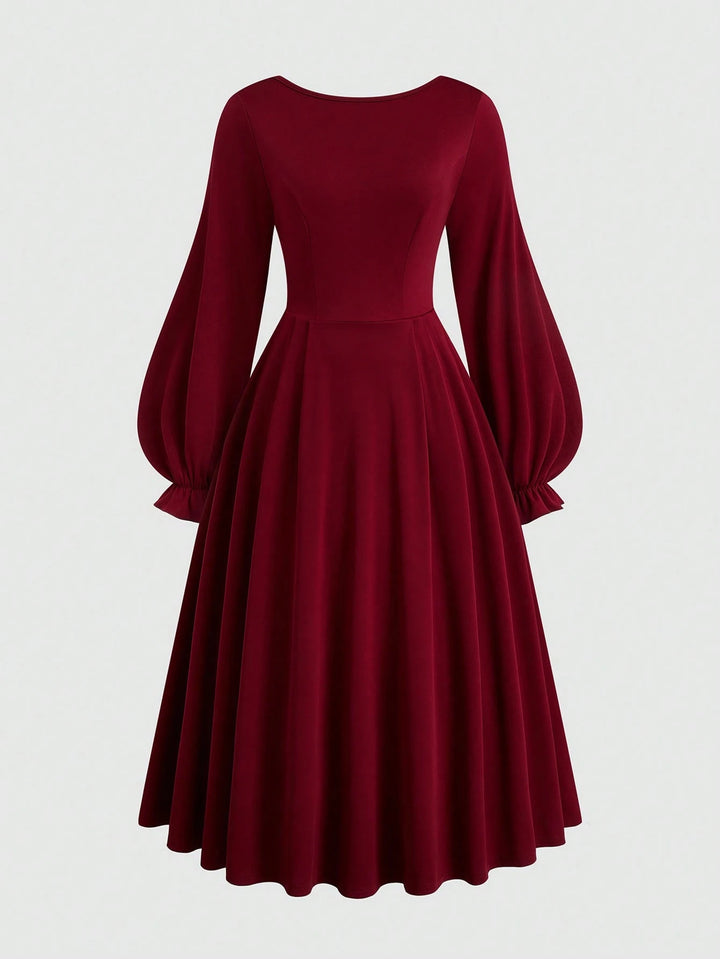 Rochie midi SHEIN, vișiniu