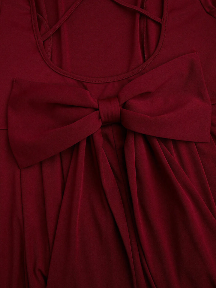 Rochie midi SHEIN, vișiniu