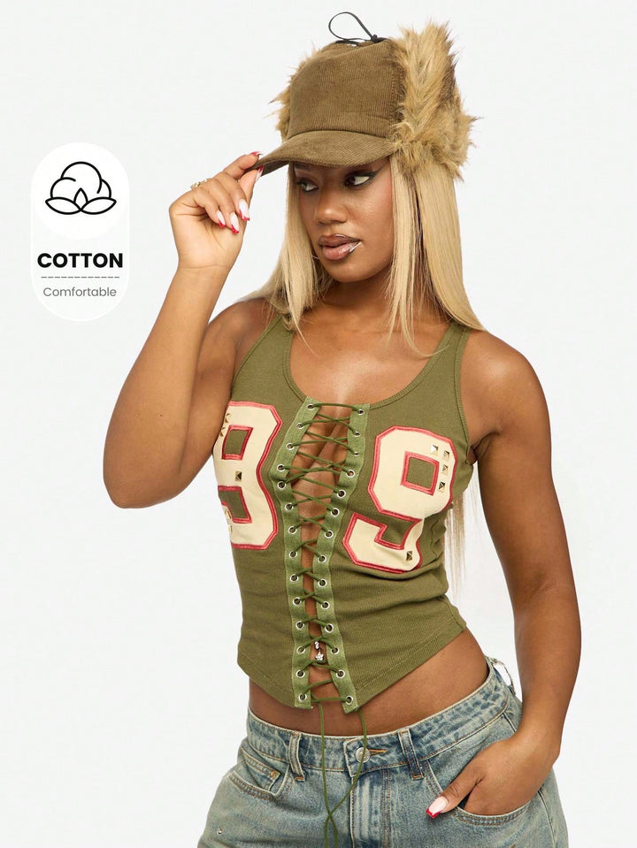 Top SHEIN, verde