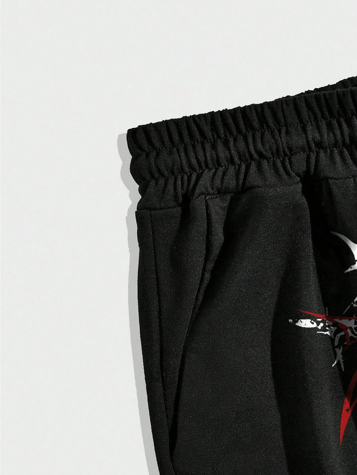 Pantaloni de trening SHEIN, negru