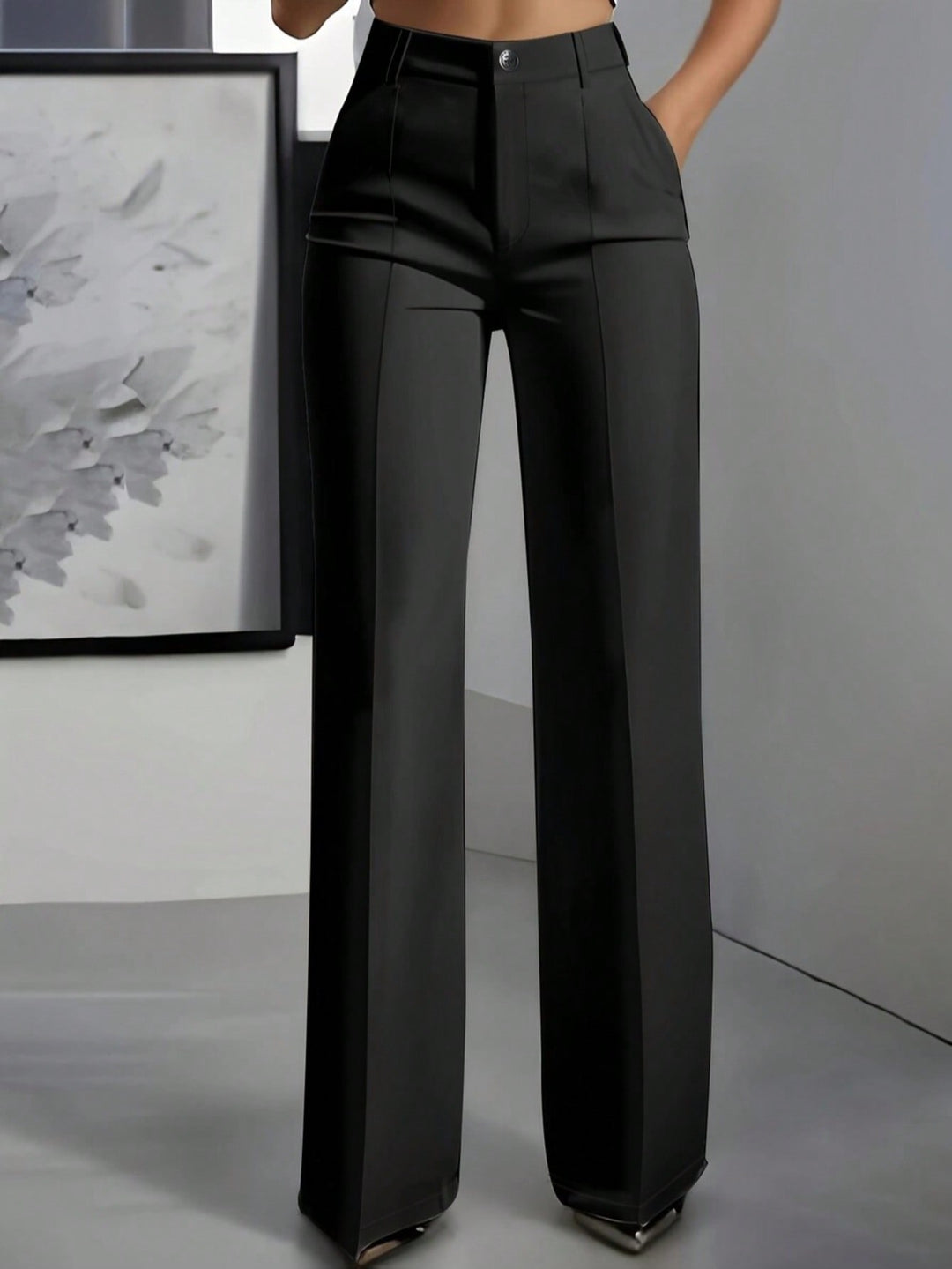 Pantaloni SHEIN, negru