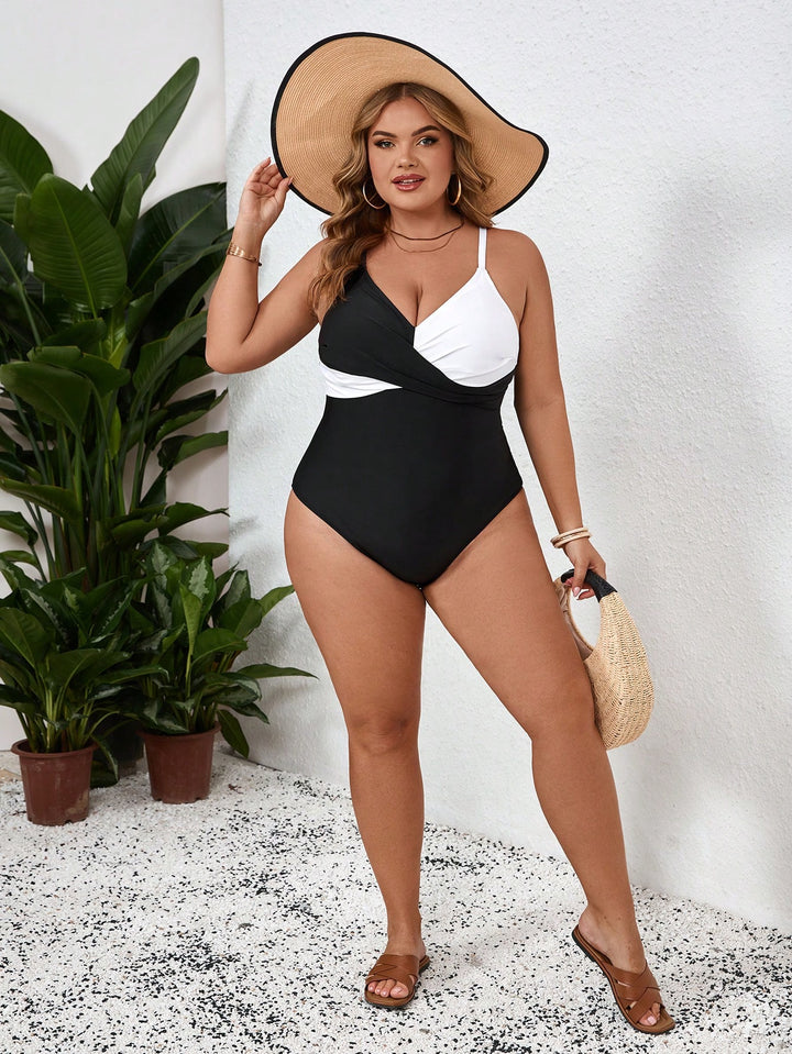Costum de baie SHEIN, mix culori