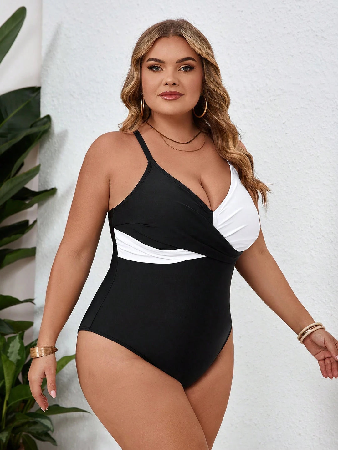 Costum de baie SHEIN, mix culori
