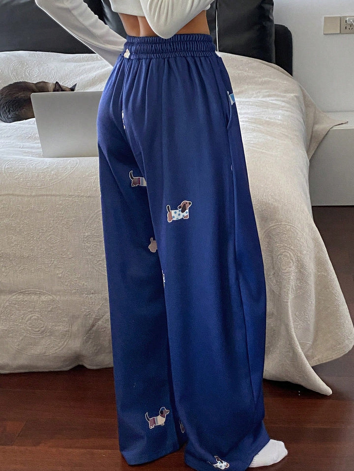 Pantaloni SHEIN, albastru