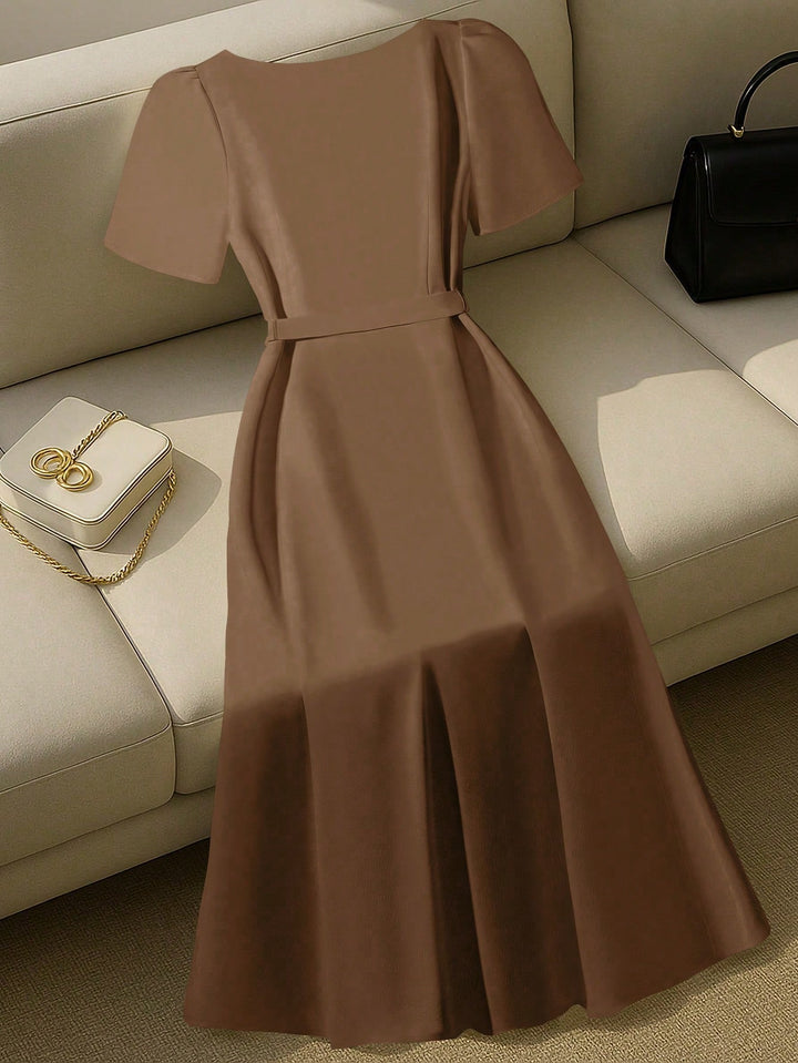 Rochie maxi SHEIN, maro