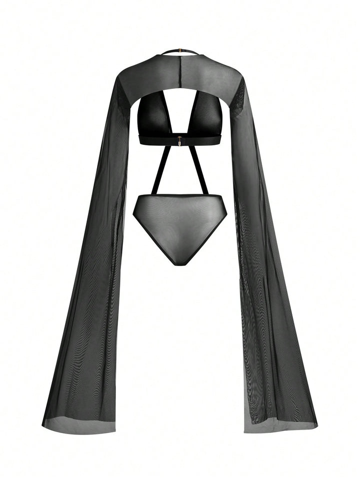 Set de lenjerie SHEIN, negru