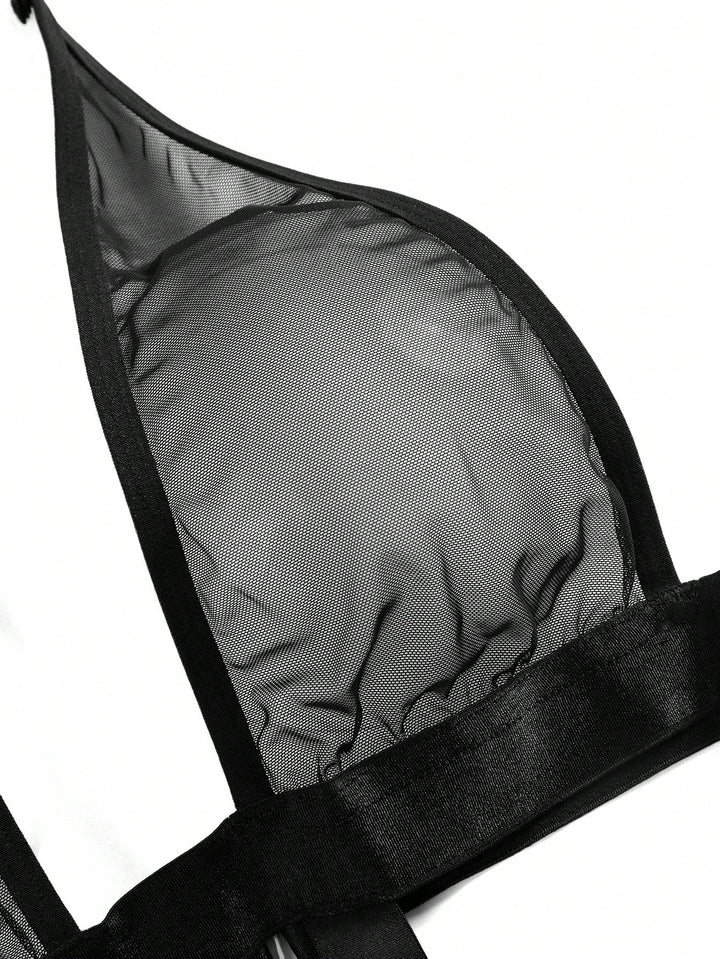 Set de lenjerie SHEIN, negru