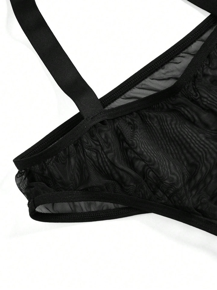 Set de lenjerie SHEIN, negru