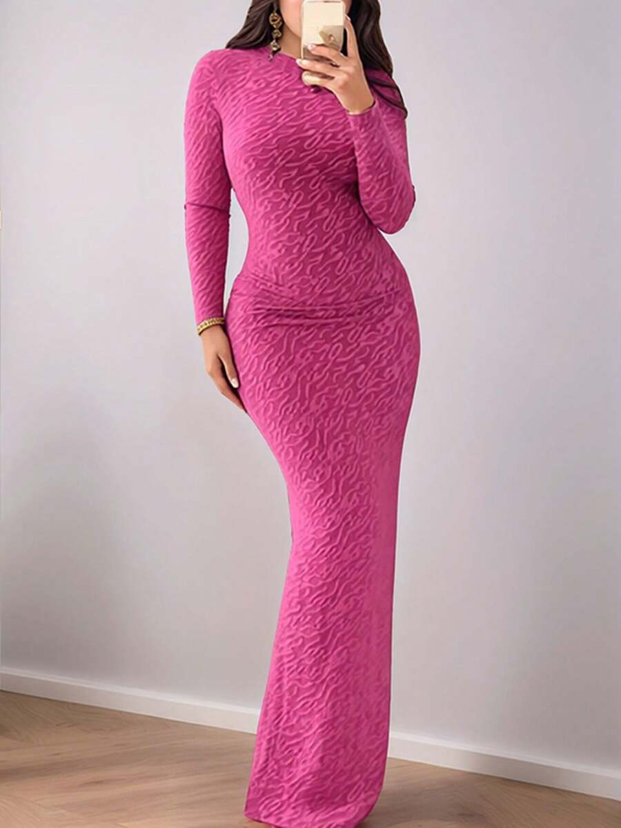 Rochie maxi SHEIN, roz