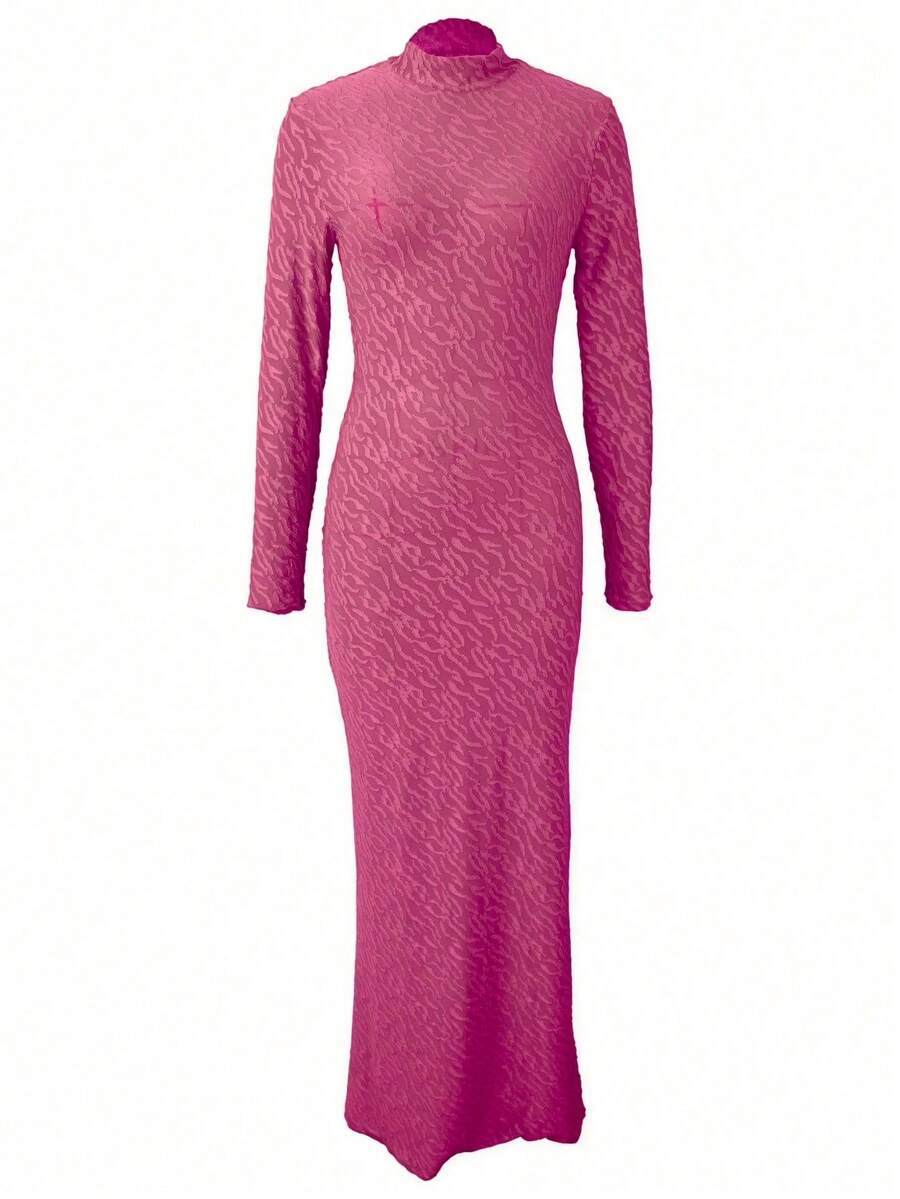 Rochie maxi SHEIN, roz