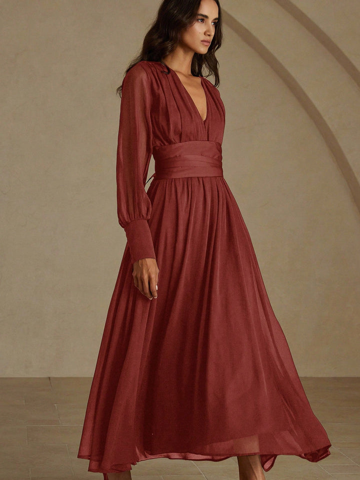 Rochie maxi SHEIN, roz