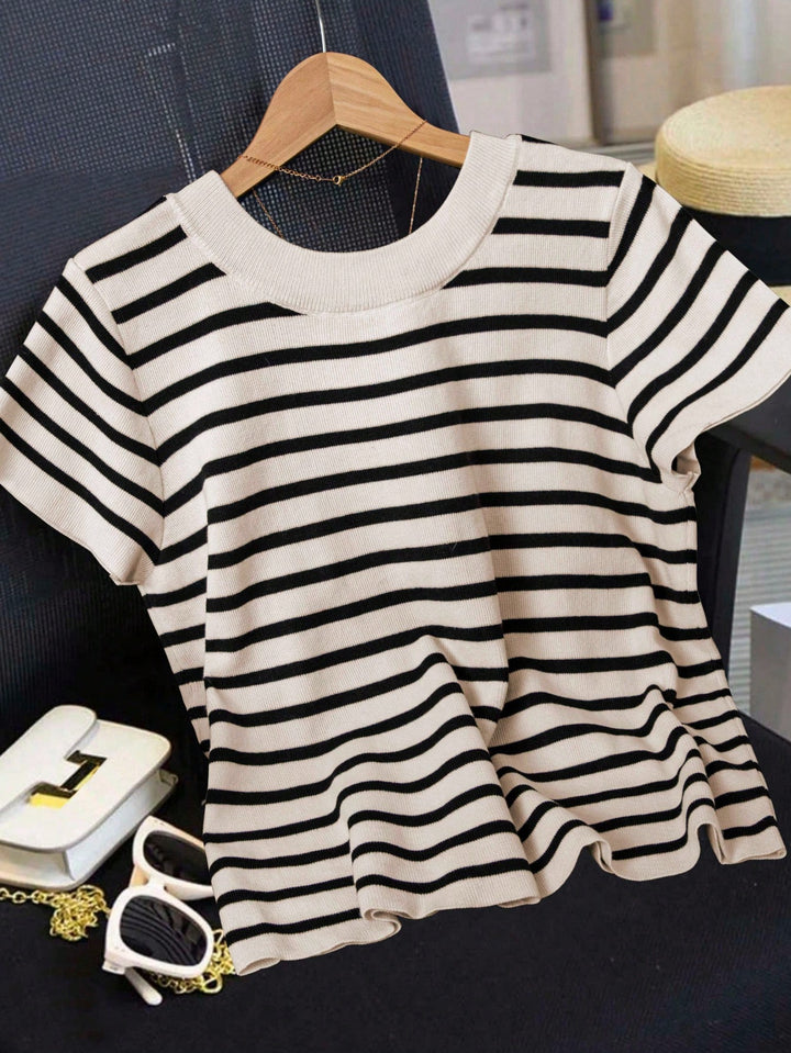 Pulover tricotat SHEIN, bej