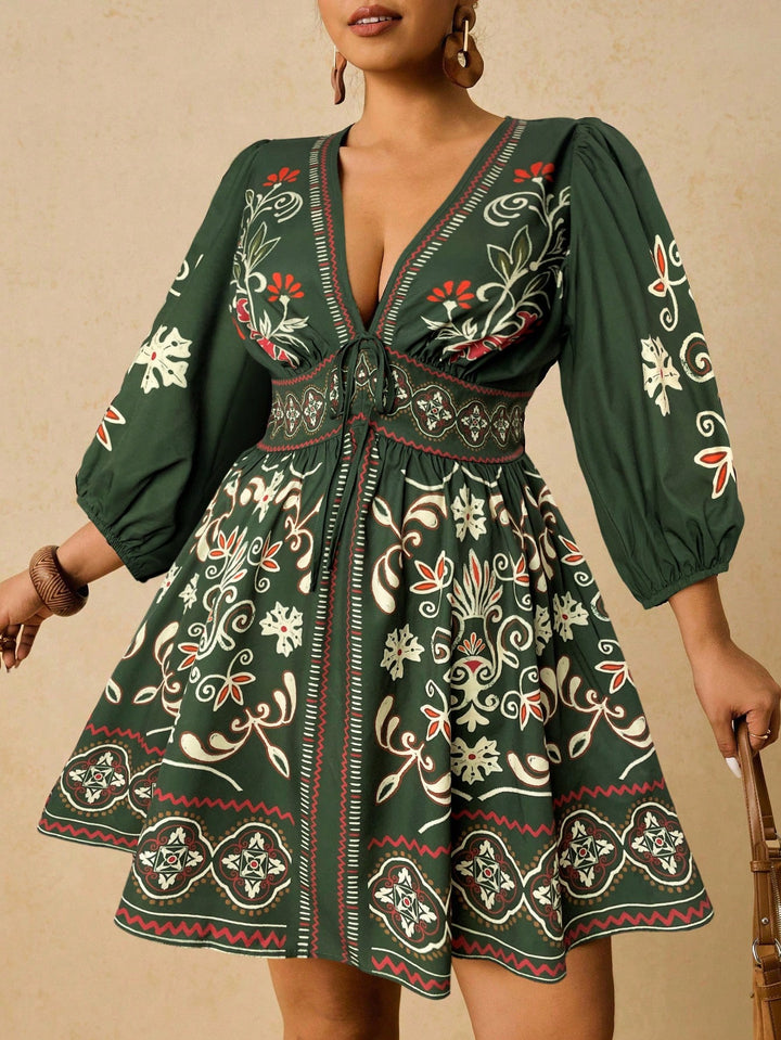 SHEIN mini ruha, zöld
