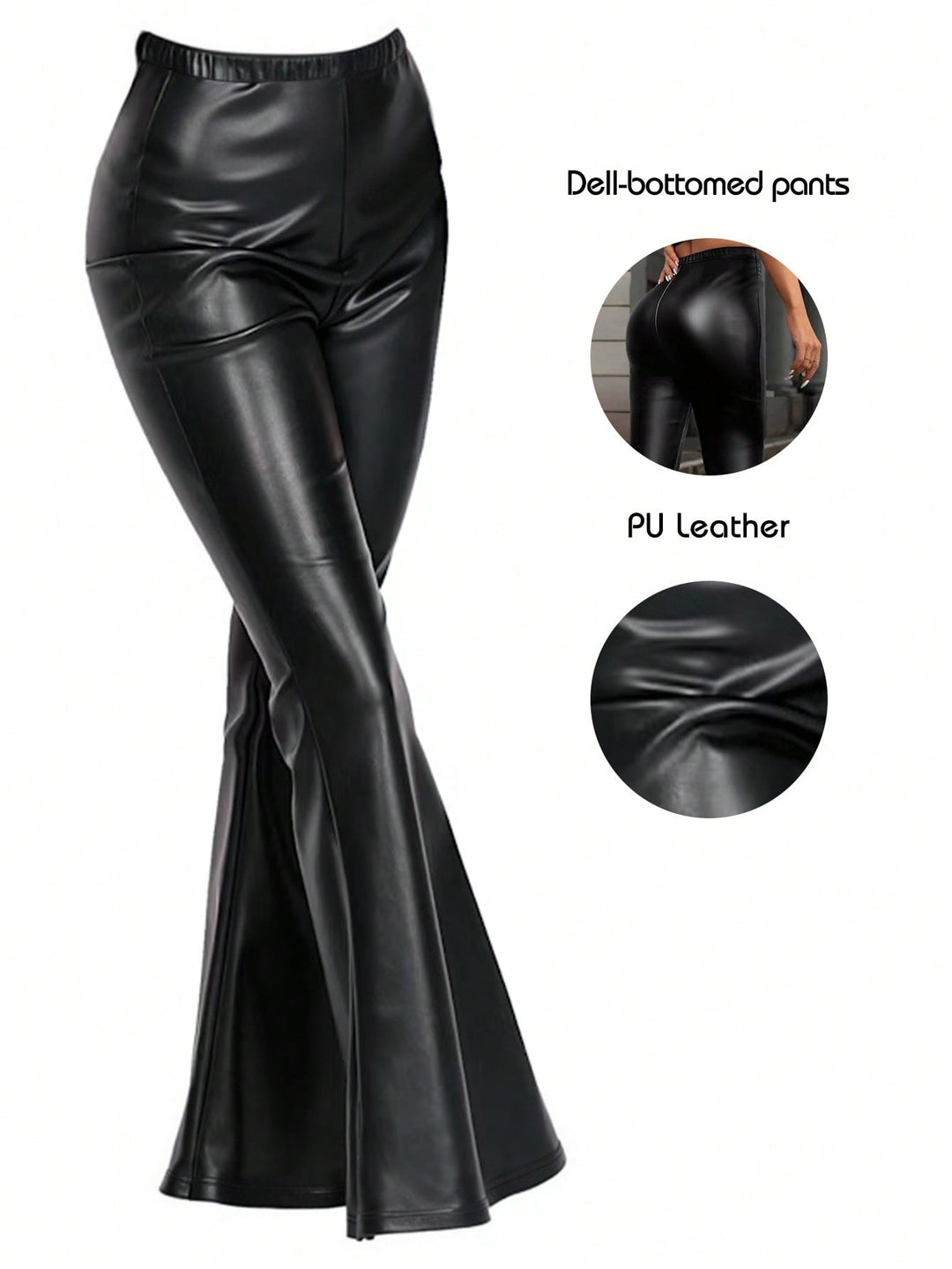 Pantaloni SHEIN, negru