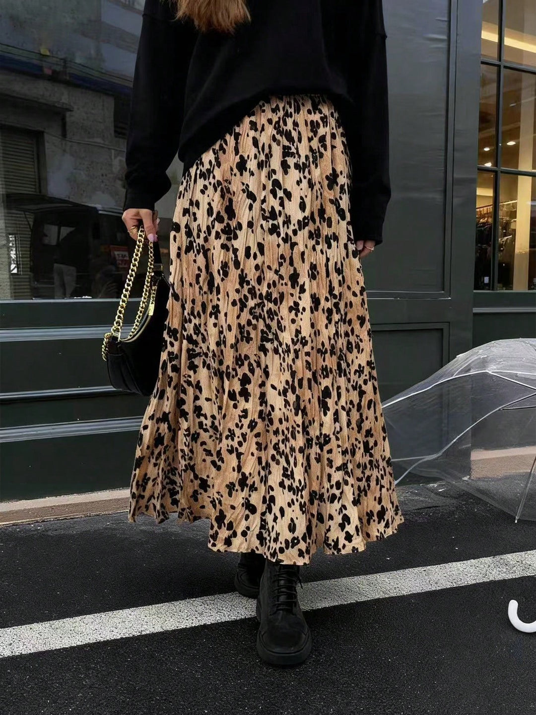 Fustă maxi SHEIN, mix culori