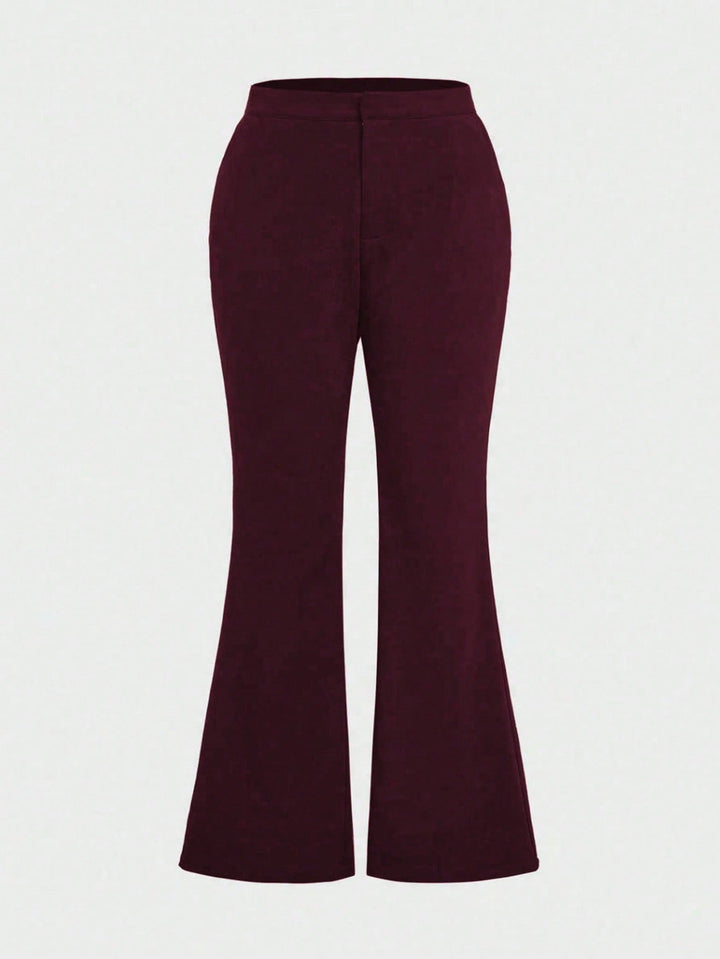 Pantaloni SHEIN, vișiniu