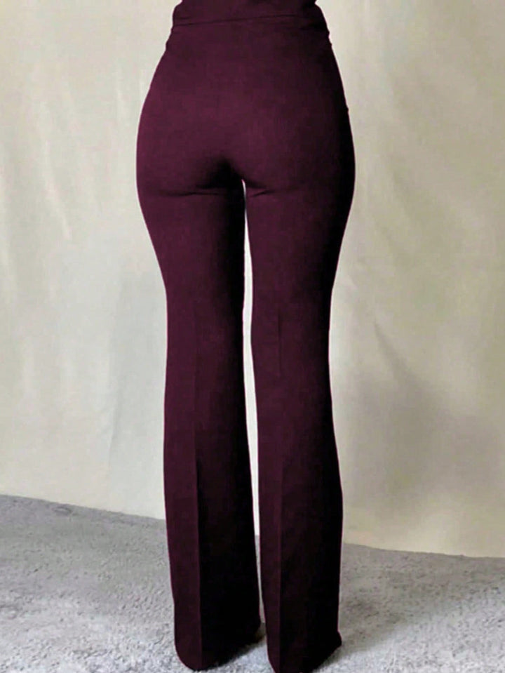 Pantaloni SHEIN, vișiniu