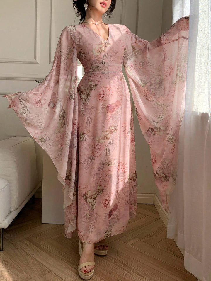 Rochie maxi SHEIN, mix culori