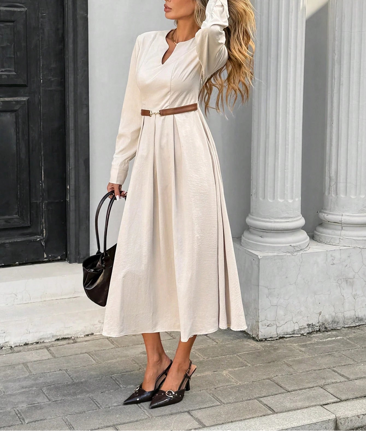 Rochie maxi SHEIN, bej