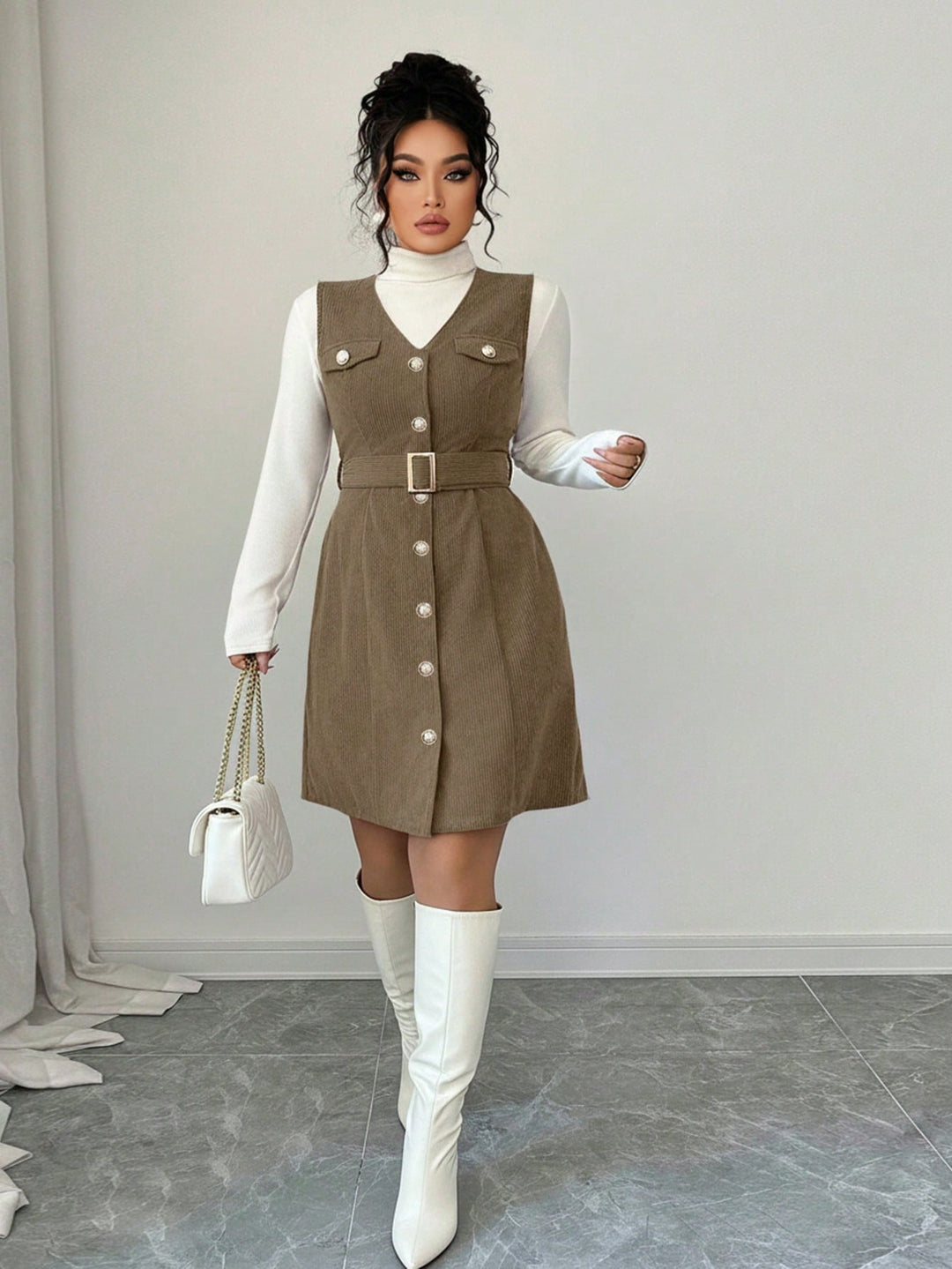Rochie SHEIN, maro