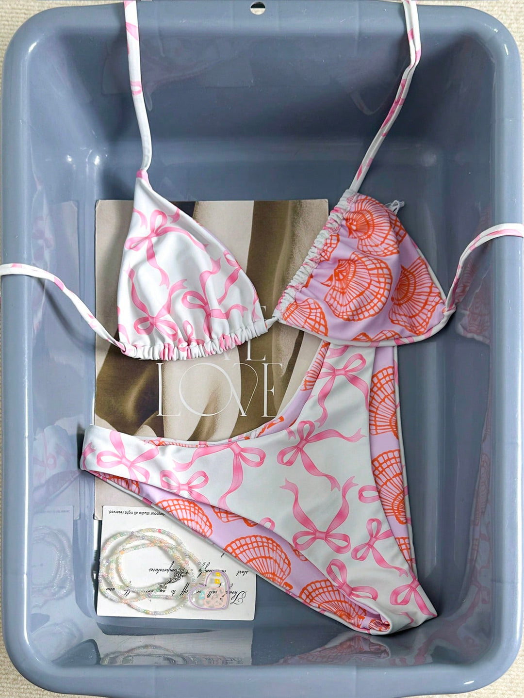 Set bikini SHEIN, mix culori