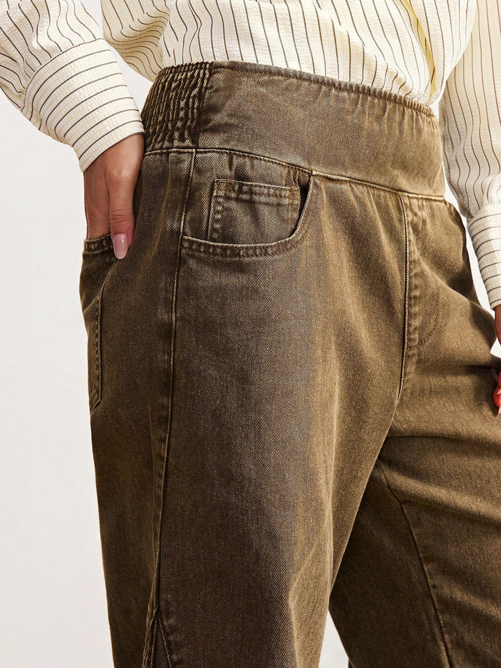 Jeans SHEIN, kaki