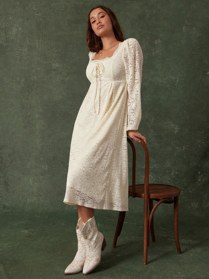Rochie maxi SHEIN, bej
