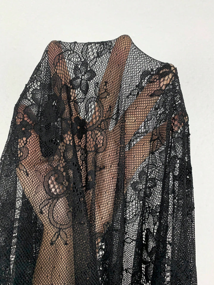 SHEIN maxi ruha, fekete