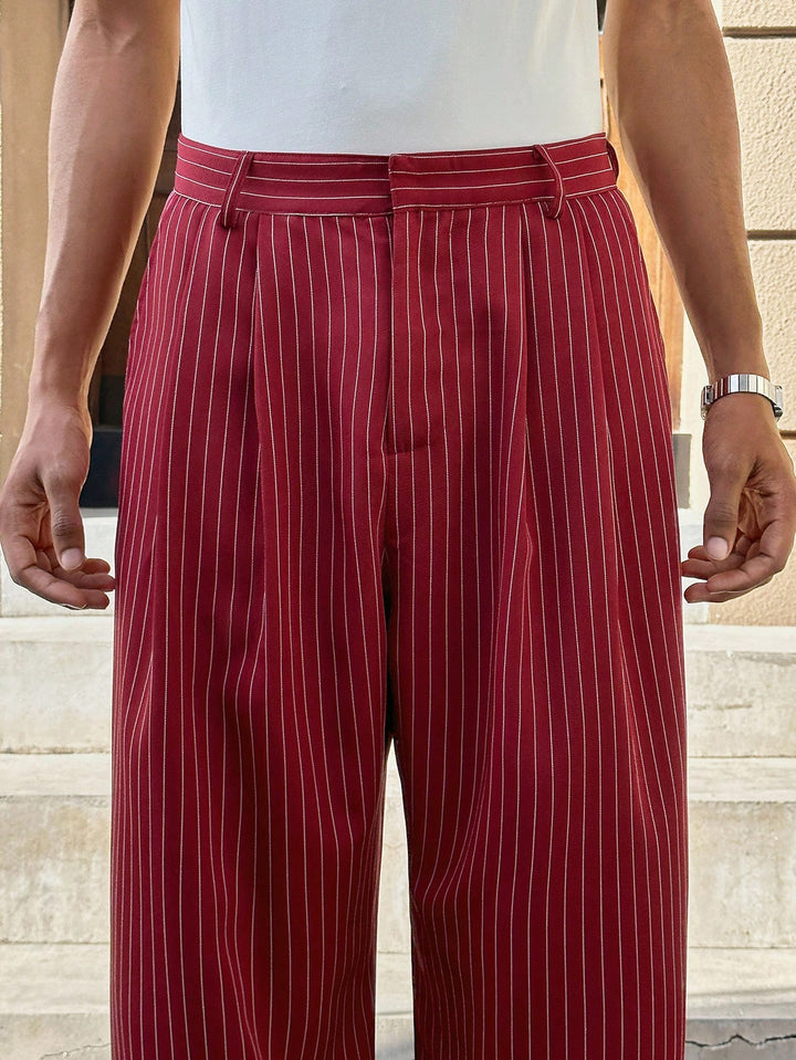 Pantaloni SHEIN, roșu