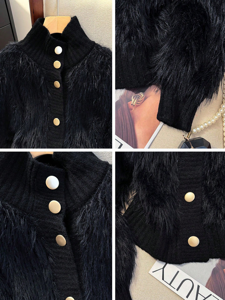 Cardigan SHEIN, negru
