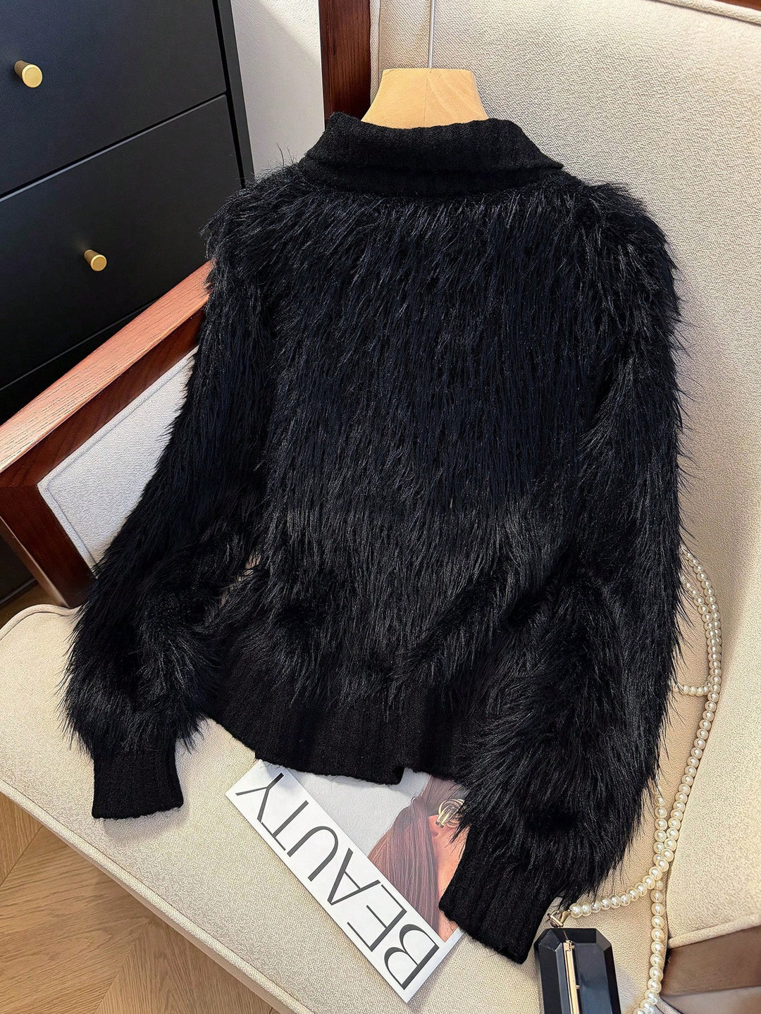Cardigan SHEIN, negru