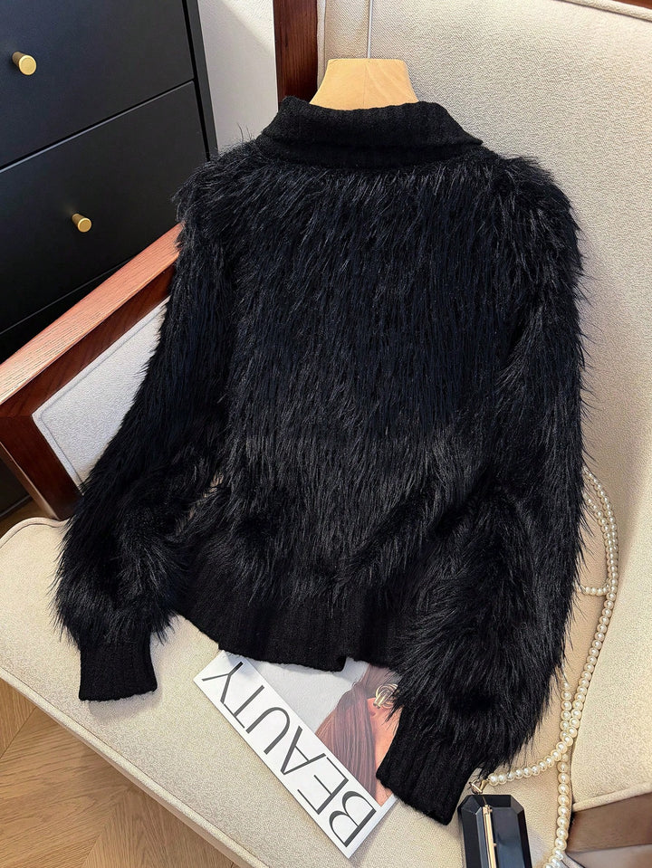 Cardigan SHEIN, negru