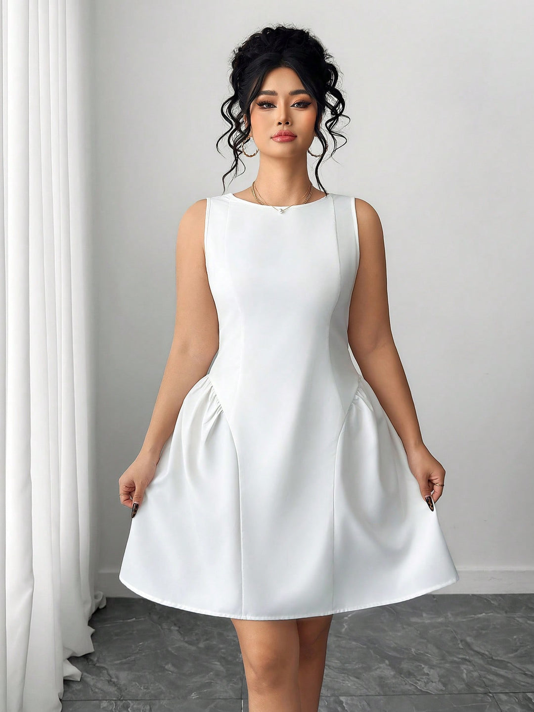Rochie SHEIN, alb