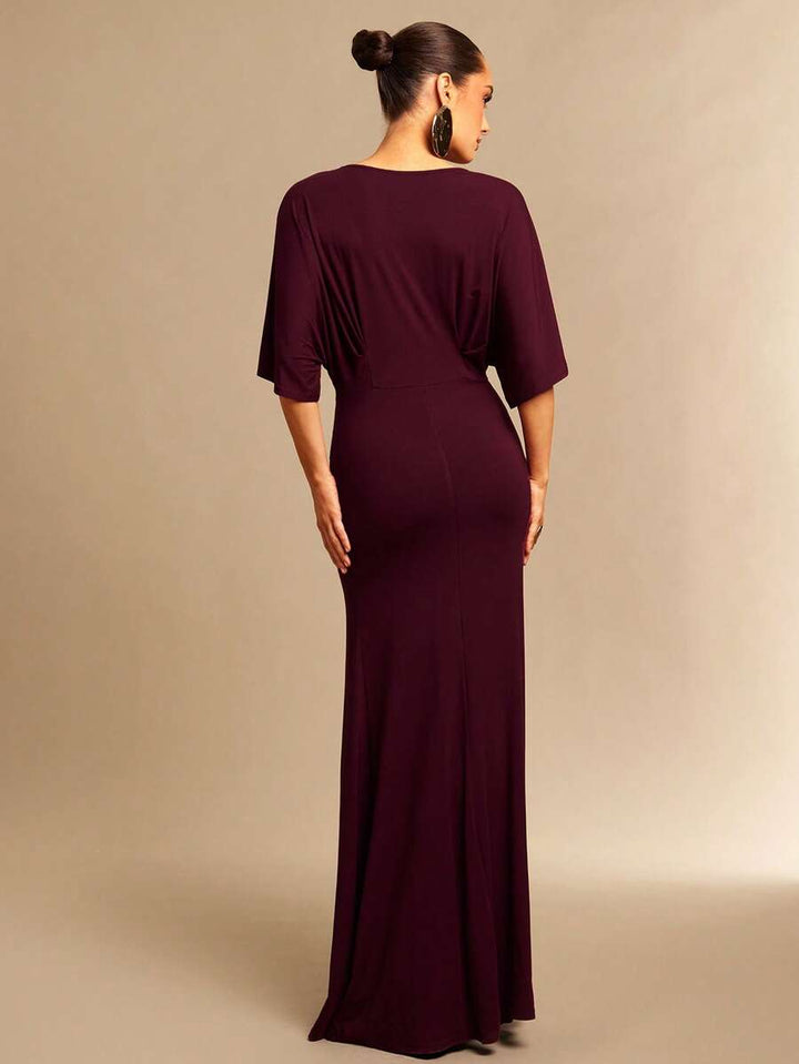 Rochie maxi SHEIN, vișiniu