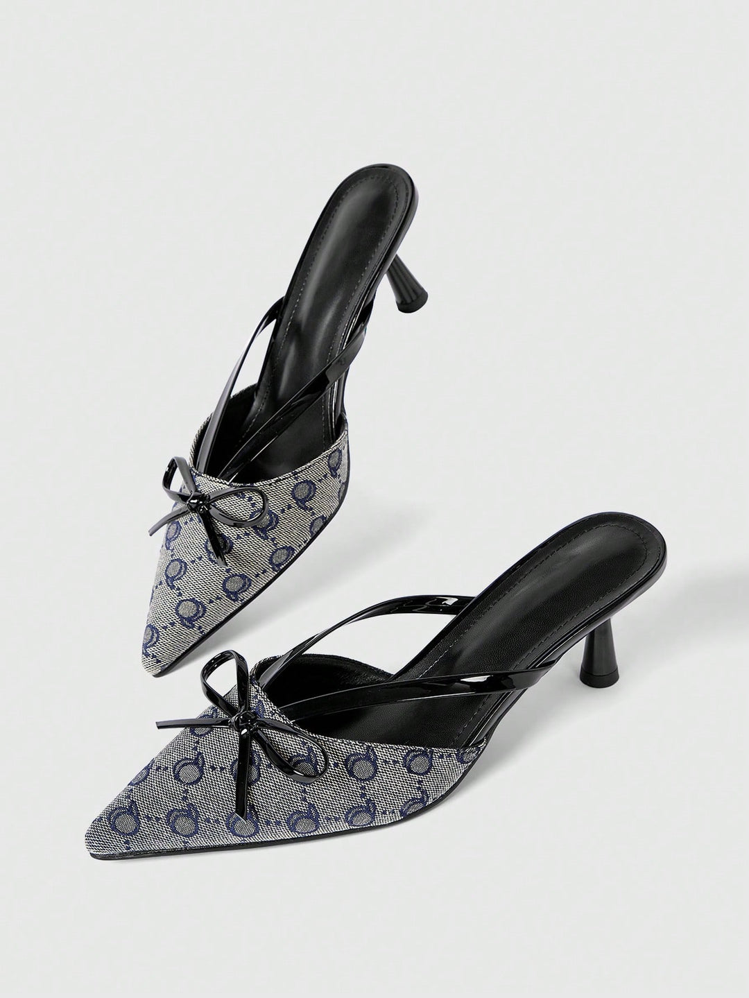 Pantofi cu toc SHEIN, albastru