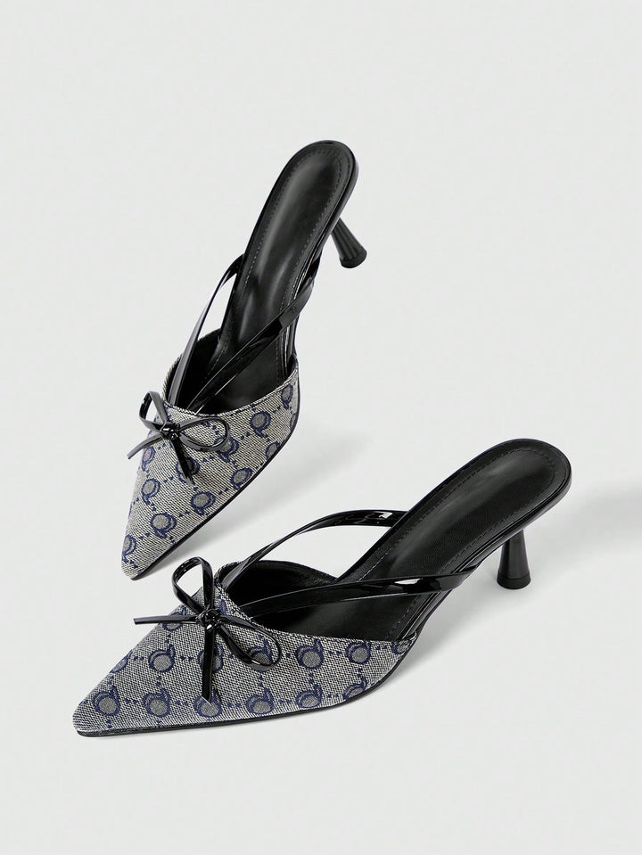 Pantofi cu toc SHEIN, albastru