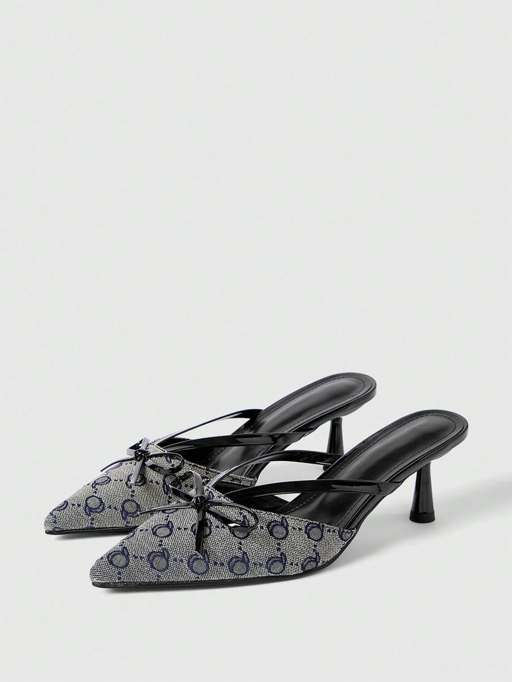 Pantofi cu toc SHEIN, albastru