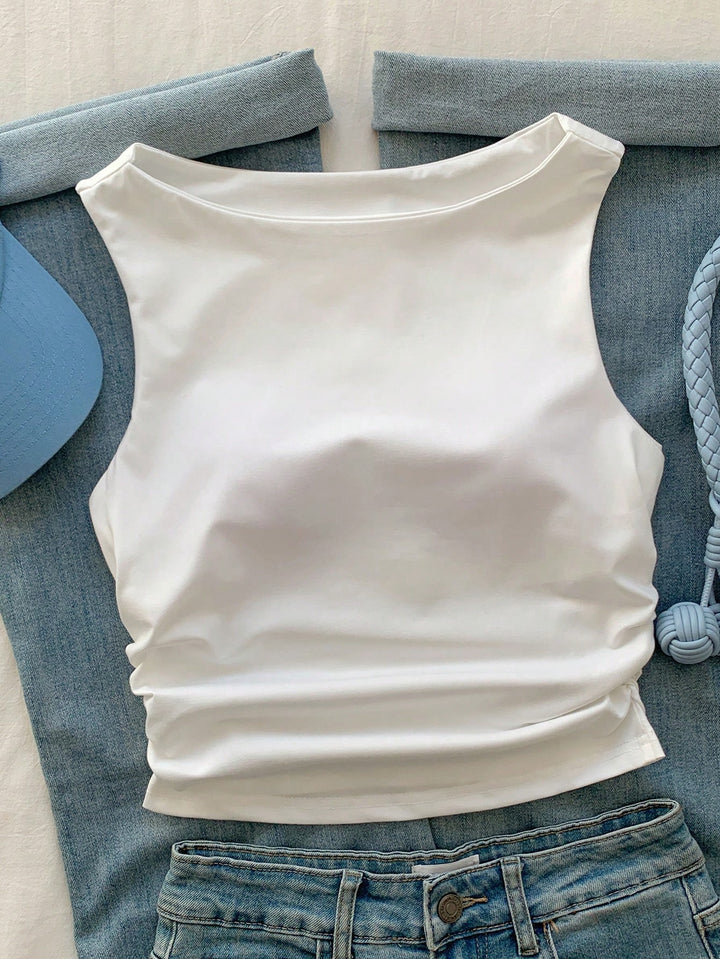 Top SHEIN, alb