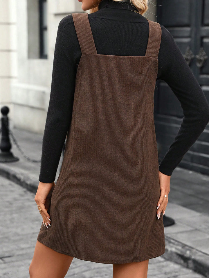 Rochie scurtă SHEIN, maro
