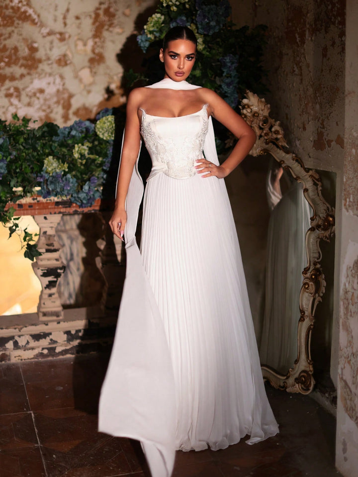 Rochie de mireasă SHEIN, alb