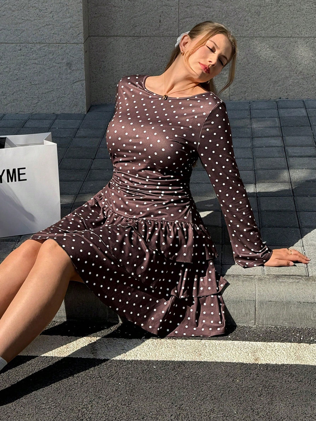 Rochie SHEIN, maro