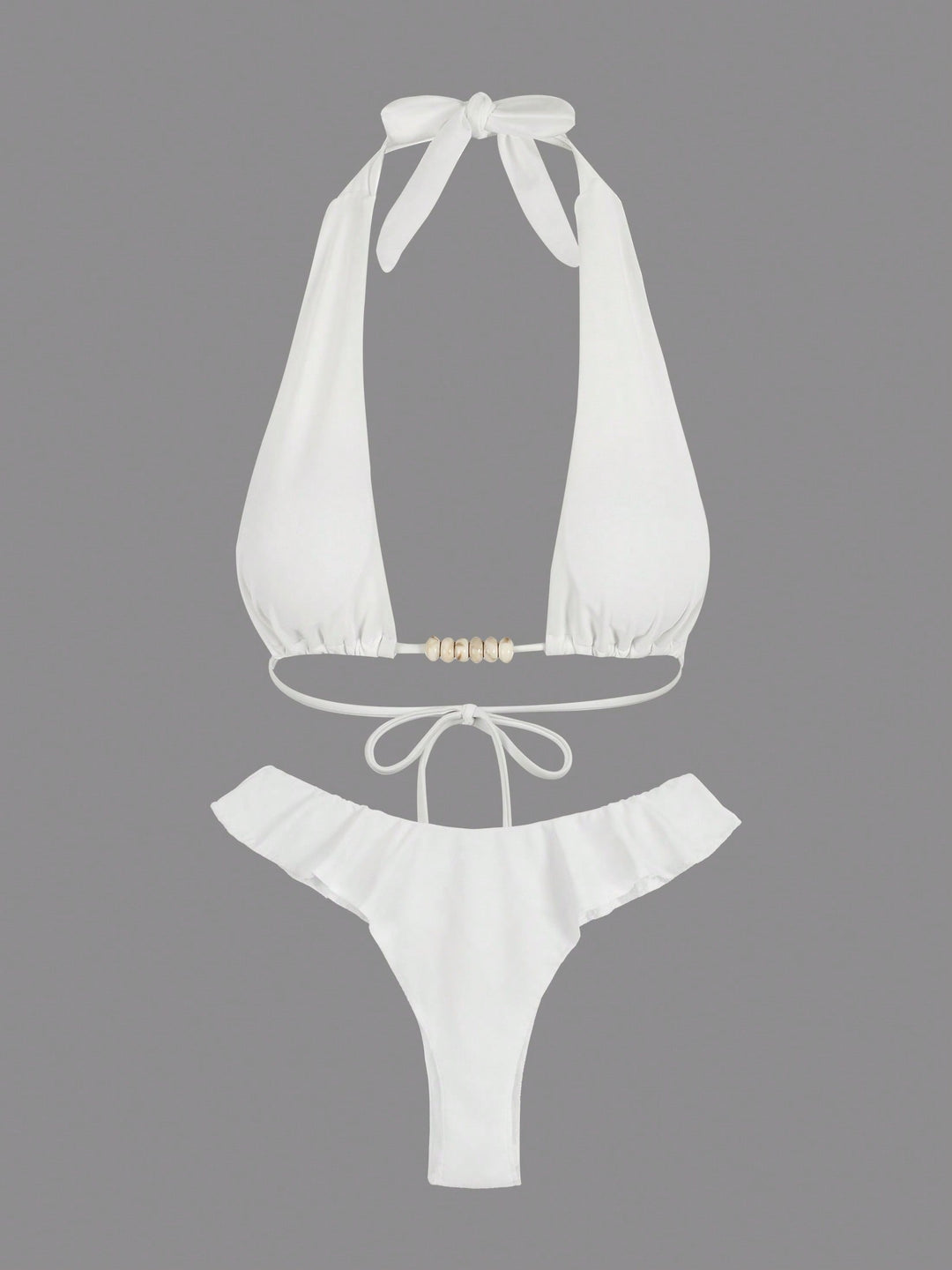Set bikini SHEIN, alb