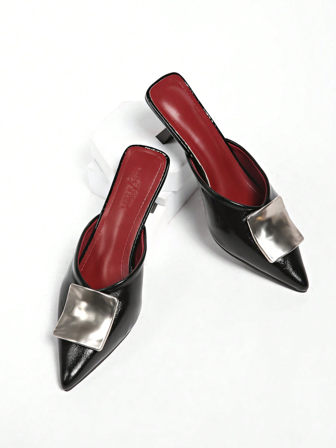 Pantofi cu toc SHEIN, negru